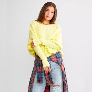 We The Free Yellow Sweatshirt